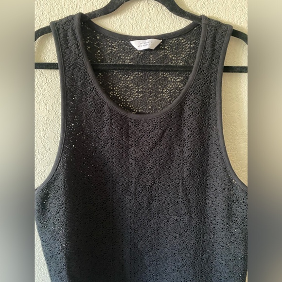 Saturdays NYC Men’s Gabriel Lace Tank Black XL - Picture 4 of 6